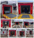 中國南昌，中國石化，隧道9刷電腦洗車機安裝調試中